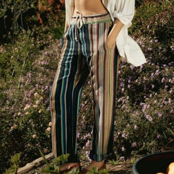 Imogene and Willie Unisex Fethiye in Hand-loomed Mesa Stripe Pant - Picture 2 of 9